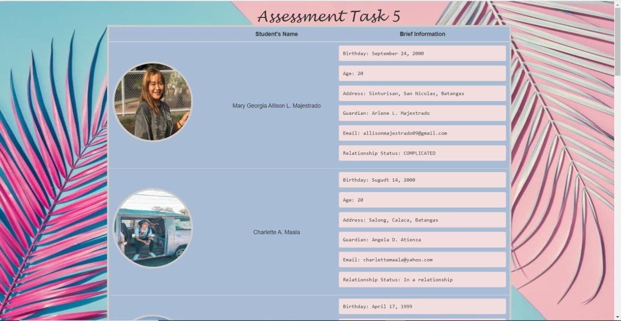 Assessment Task 5